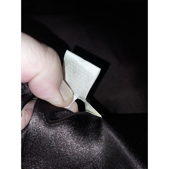 Ann Taylor Size 8 Dark Brown Silk Strapless Knee Length Dress Semi Formal Event - Picture 6 of 6